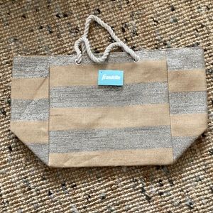 Beach Bag, New, By Franklin, 100% Jute
